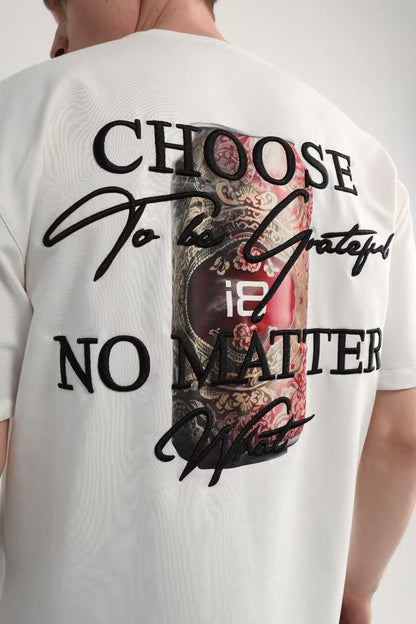 T-shirt oversize brodé