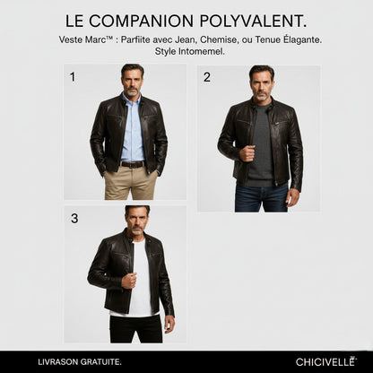 Marc™ | Veste en cuir pour hommes