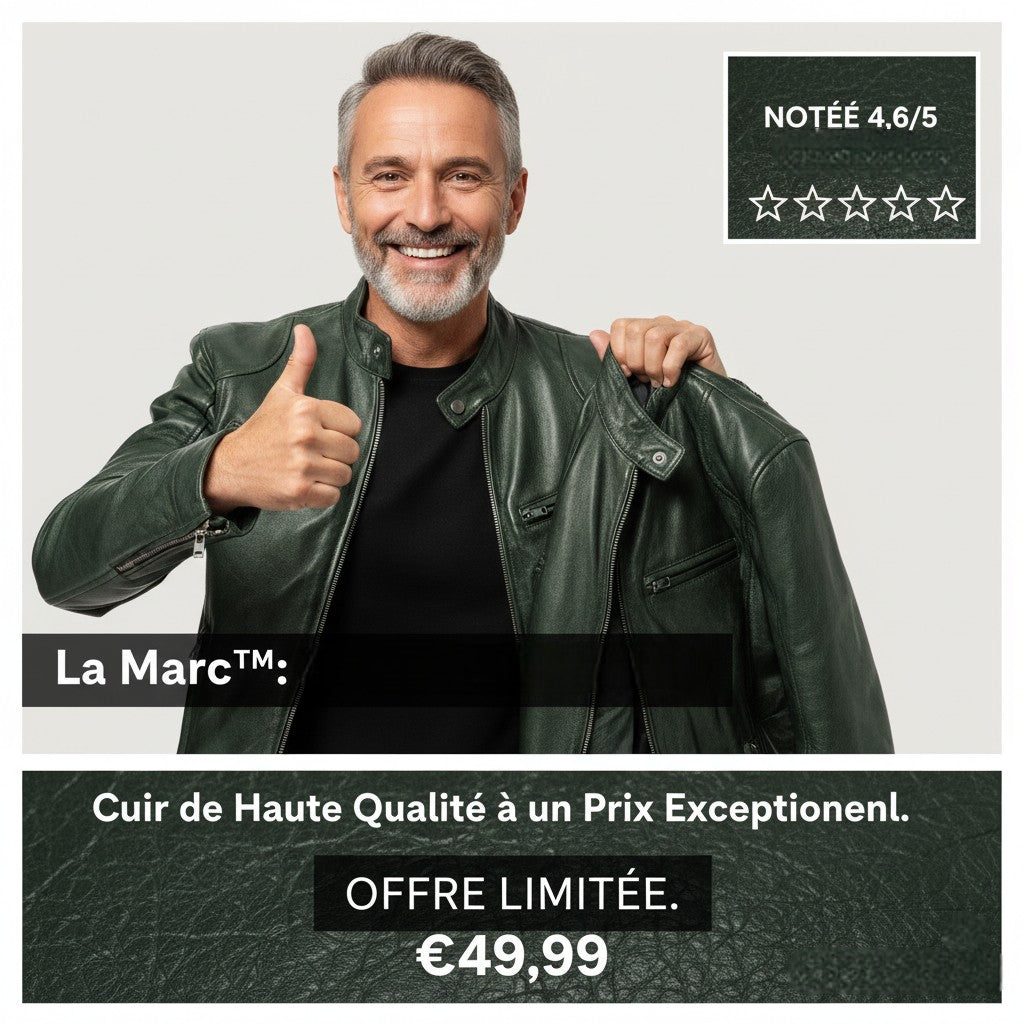 Marc™ | Veste en cuir pour hommes
