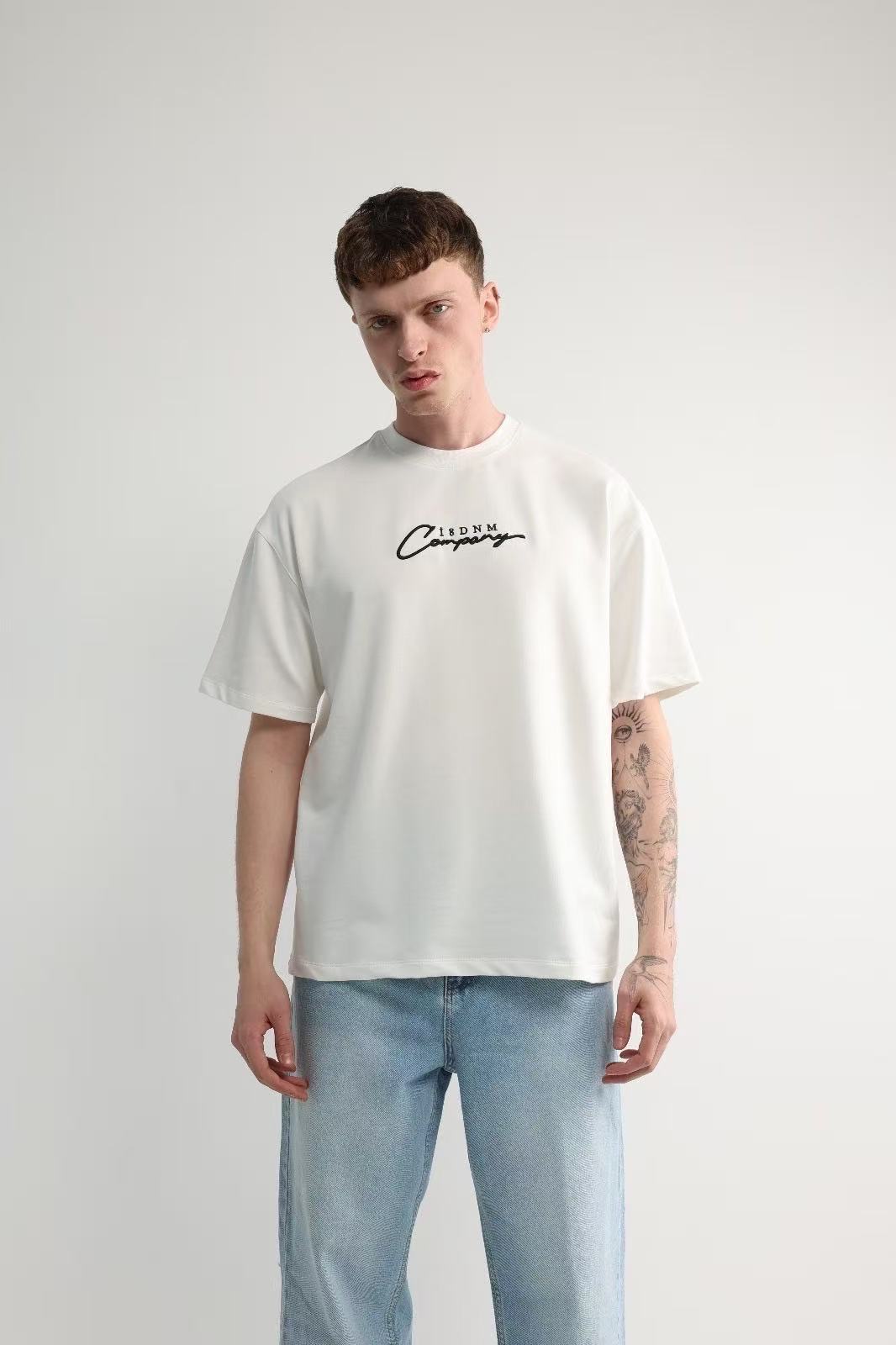 T-shirt oversize brodé
